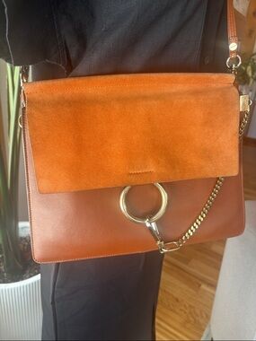 CHLOE Faye in Medium Size - Tobacco